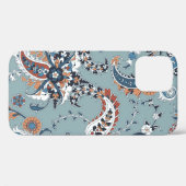 シームレスなトレンディーとペイズリーのインディアン  Case-Mate iPhoneケース (裏面 (横))