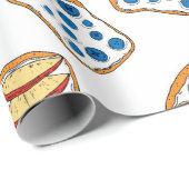 シームレスなトーストパターン ラッピングペーパー (ロールコーナー)