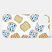 シームレスなトーストパターン Case-Mate iPhoneケース (裏面 (横))