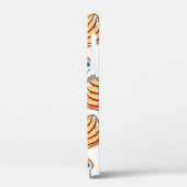 シームレスなトーストパターン Case-Mate iPhoneケース (裏面 / 左)