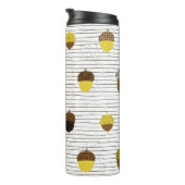 シームレスなドングリの模様。秋の風装。 タンブラー (回転右)