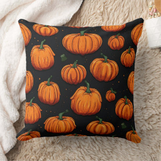 シームレスなハロウィーンパターン クッション