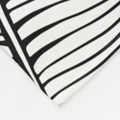 シームレスなバナナの葉のパターン背景。黒と フリースブランケット (角)