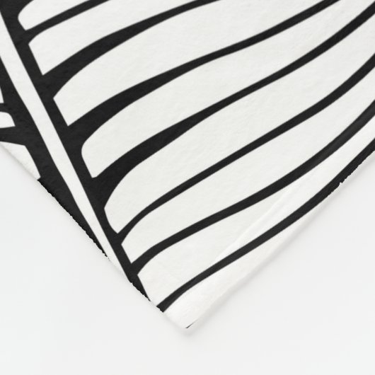 シームレスなバナナの葉のパターン背景。黒と フリースブランケット (角)