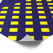 シームレスなパタポップ・アートのーンとカラフル抽象芸術 ポスター (角)