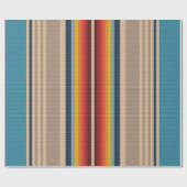 シームレスなパターンとカラフルのストライプ ラッピングペーパー (フラット)