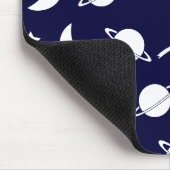 シームレスなパターンと宇宙オブジェクト マウスパッド (コーナー)