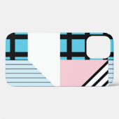シームレスなパターンと抽象芸術ジオメトリ Case-Mate iPhoneケース (裏面 (横))