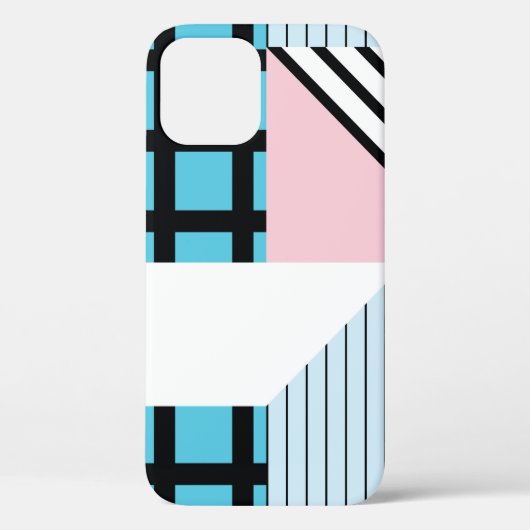 シームレスなパターンと抽象芸術ジオメトリ Case-Mate iPhoneケース (裏面)