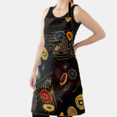 シームレスなパターンと抽象芸術ドモダンル。ブリ エプロン (インサイチュ)