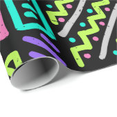  シームレスなパターンと抽象芸術線。幾何学的な ラッピングペーパー (ロールコーナー)