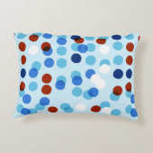 シームレスなパターンと抽象芸術・ドールオーナメント、 アクセントクッション (裏面)