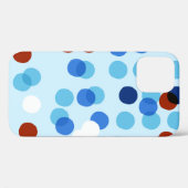 シームレスなパターンと抽象芸術・ドールオーナメント、 Case-Mate iPhoneケース (裏面 (横))