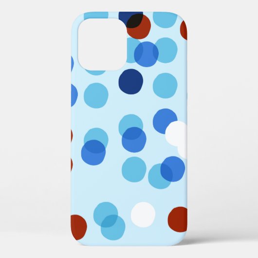 シームレスなパターンと抽象芸術・ドールオーナメント、 Case-Mate iPhoneケース (裏面)