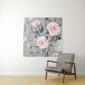 シームレスなパターンと春の花葉とH タペストリー (インサイチュ)