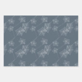 シームレスなパターンを持つ面白いハロウィーンプリント。 ラッピングペーパーシート (正面3)