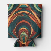 シームレスなパターンを模倣 缶クーラー (正面)