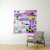 シームレスなパターンエラーデザイン。Cyberpunkデジタル  タペストリー (インサイチュ)