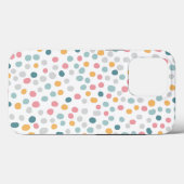 シームレスなパターンカラフル水玉模様 Case-Mate iPhoneケース (裏面 (横))