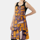 シームレスなパターンデザインと、ずさんなジオメトリシャップ エプロン (インサイチュ)