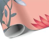 シームレスなパターンヴィンテージフローラデザインとバラ。 ラッピングペーパー (ロールコーナー)