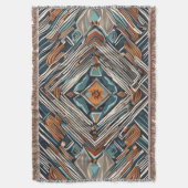 シームレスなパターン民族のシームレスなパターン スローブランケット (正面縦)