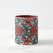 シームレスなパターン民族のシームレスなパターン マグカップ (中央)