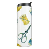 シームレスなパターン編み物 タンブラー (回転左)