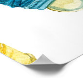 シームレスなパターン編み物 ポスター (角)