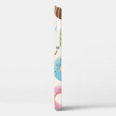 シームレスなパターン、カラフル美味しい光沢ドーナツ Case-Mate iPhoneケース (裏面 / 左)