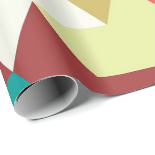 シームレスなパターン。ジオメトリの無限の背景 ラッピングペーパー (ロールコーナー)