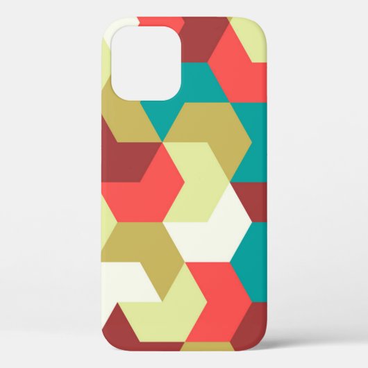 シームレスなパターン。ジオメトリの無限の背景 Case-Mate iPhoneケース (裏面)