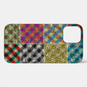 シームレスなパターン。パッチワークパターンの模倣 Case-Mate iPhoneケース (裏面 (横))