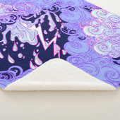 シームレスなパターン。レトロスタイル シェルパブランケット (3/4)