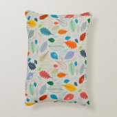 シームレスなパターン – ヴィンテージ紅葉図 アクセントクッション (裏面(縦))