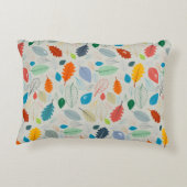 シームレスなパターン – ヴィンテージ紅葉図 アクセントクッション (裏面)