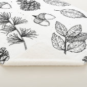 シームレスなパターン。手書きヴィンテージイラストレーション シェルパブランケット (3/4)