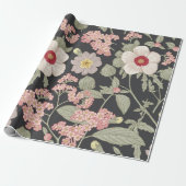 シームレスなパターン。美しいファブリック咲きリアリス ラッピングペーパー (アンロールド)