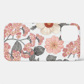 シームレスなパターン。美しい布の花が咲くリアル Case-Mate iPhoneケース (裏面 (横))