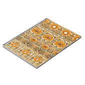 シームレスなパターン、装飾的な要素を持つ背景 ノートブック (左側)