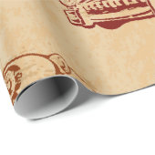 シームレスなビンテージカーの背景。 ラッピングペーパー (ロールコーナー)