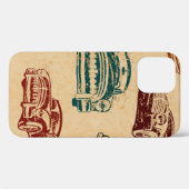 シームレスなビンテージカーの背景。 Case-Mate iPhoneケース (裏面 (横))
