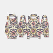 シームレスなピンクとブルーのフローラルパターン フェイバーボックス (折り畳みなし)