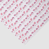シームレスなピンクの小さな花。かわいい甘いデザイン 薄葉紙 (詳細)
