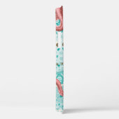 シームレスなピンクフラミンゴ Case-Mate iPhoneケース (裏面 / 右)