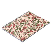 シームレスなファンタジーの花と自然の壁 ノートブック (左側)