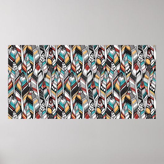 シームレスなフェザリング ポスター (正面)