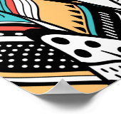 シームレスなフェザリング ポスター (角)