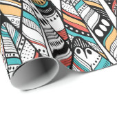 シームレスなフェザリング ラッピングペーパー (ロールコーナー)