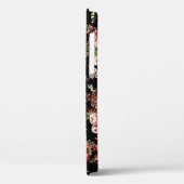 シームレスなフローラの背景：花模様。 Case-Mate iPhoneケース (裏面 / 左)